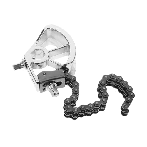 GALPADA Pedal para Bombo de Jazz con Doble Cadena Mecanismo Duradero para Baterías y Tambor Eléctrico...