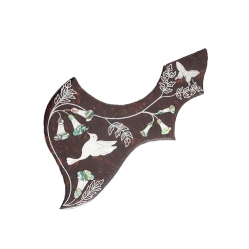 Guitar Pickguard Abalone And Mother Of Pearl Inlay Flower Folk Guitar Pickguard