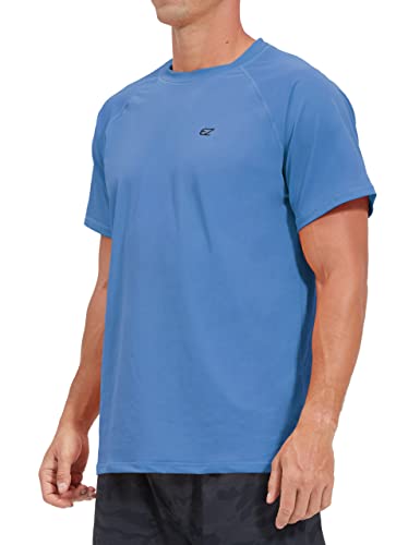 Image of Men's Swim Shirts Rash Guard UPF 50+ UV Sun Protection T-Shirt Quick Dry Fishing Beach T Shirts