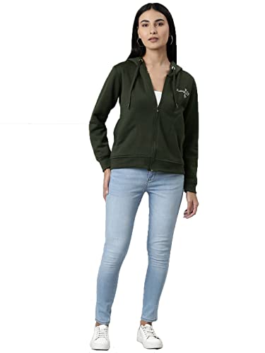 Image of ADBUCKS Women's Cotton Hooded Hoodie