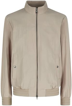 Geox Men's M Elver Bomber Jacket, Crockery, 56