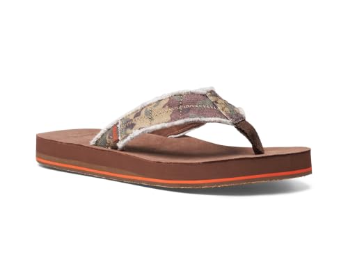 Image of Sanuk Mens Fraid Not Soft Top | Flip Flops for Men | Mens Sandals | Beach Sandals | Supportive & Lightweight | Comfort Footbed