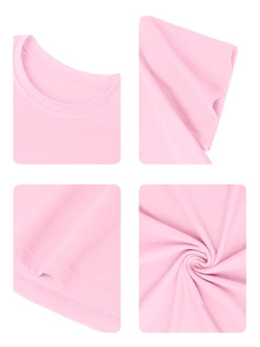 Image of SOLY HUX Girl's Short Sleeve Graphic Tees Crew Neck Beach Tops Casual Summer T-Shirts