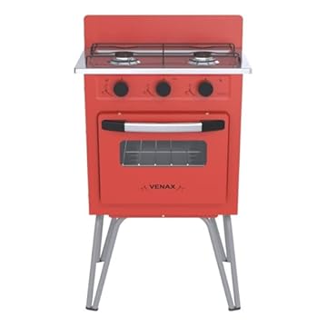 Fogão Gemini 2 Bocas Vermelho
