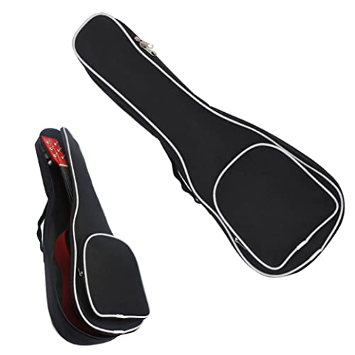 Bag de ukulélé Cas de guitare sac à dos portable portable en nylon coton nylon poches à fermeture éclair avec poignée… - Les Beatles, Paul McCartney, John Lennon, RIngo Starr, George Harrison Bag de ukulélé Cas de guitare sac à dos portable portable en nylon coton nylon poches à fermeture éclair avec poignée… – Image 4