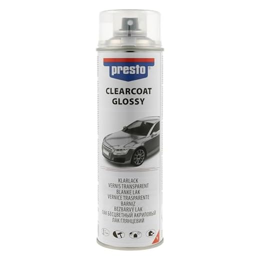 NIGRIN 74116 Klarlack 400 ml 3 presto 428979 Rallye-Spray, 500 ml, Klarlack Glänzend