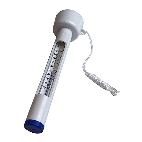 Think Crucial Durable Floating Pool Thermometer for Outdoor / Indoor Pools, Spas, Hot Tubs & Fish Ponds