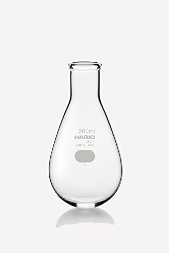 HARIO HARIO なすフラスコ 200ml 92 x 169 x 84 mm 理化学 クリーンルーム用品