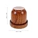 ibasenice Solid Wood Dice Shaker Cup with Lid for Ktv Bars and Parties Gaming Accessory for Board Games and Entertainment Durable Wooden Dice Cup for Fun and Convenient Game Play
