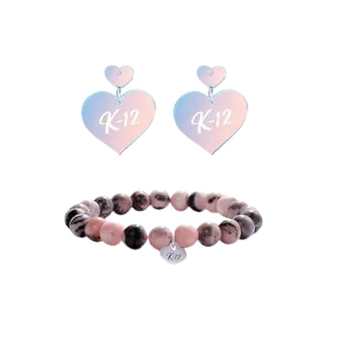TRADUWAVET Melanie Martinez Merch Jewelry Set For Women Melanie K-12 Album Bracelet Earrings For Her Fans Dress Costume Outfits Decor K-12