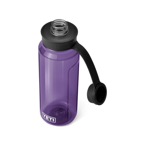 Image of YETI Yonder Water Bottle with Yonder Tether Cap, Lightweight, Leakproof and BPA-Free