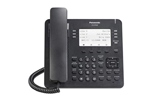Teléfono digital Panasonic con 6 líneas y teclado autoetiquetado