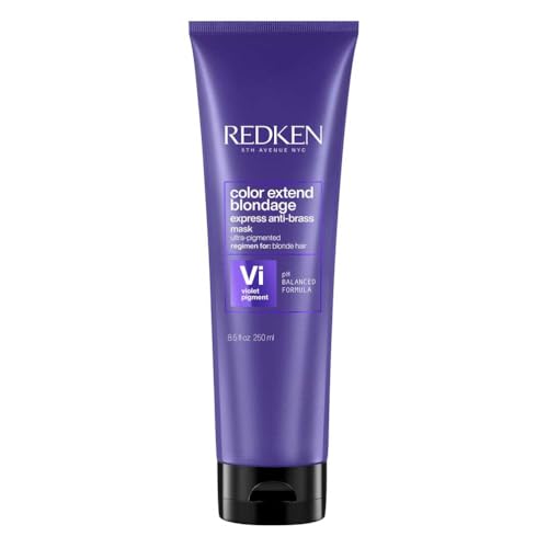 Redken, Mascarilla para el Cuidado del Color para Cabello Rubio, Color Extend Blondage, 250 ml