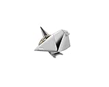 SPIELERISCHE ORIGAMI FORM: Dieser niedliche Ringhalter sieht aus wie ein Origami Vogel, geformt wie ein rundlicher Spatz; sein Schwanz dient als Ringablage; ein ideales Geschenk für Vögelliebhaber