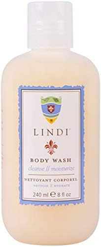 Lindi Skin Body Wash for Dry, Itchy & Sensitive Skin - Gentle, Non-Foaming Formula That Hydrates and Refreshes Your Body and Scalp - Relieves Painful Effects of Radiation Burn & Chemo Rash (8 fl oz)