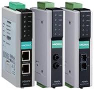 MOXA MGate MB3170-M-ST-T 1-Port Advanced Modbus Gateway Multi-Mode Fiber Port, ST connectors.