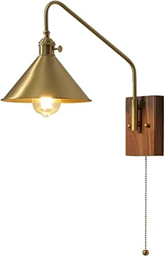 Accesorio de iluminación de pared E27 con interruptor para sala