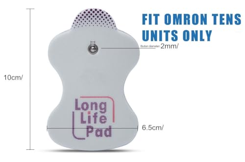 Image of AGAM Digital Therapy Machine Electrodes (Life Long) - Strong Adhesive Gel, Universal Replacement Pads for Muscle Pain Relief, Reusable TENS Unit Electrode Pads (Pack-8)