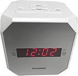 Sylvania SCR1420 Dual Alarm Clock Radio with Snooze