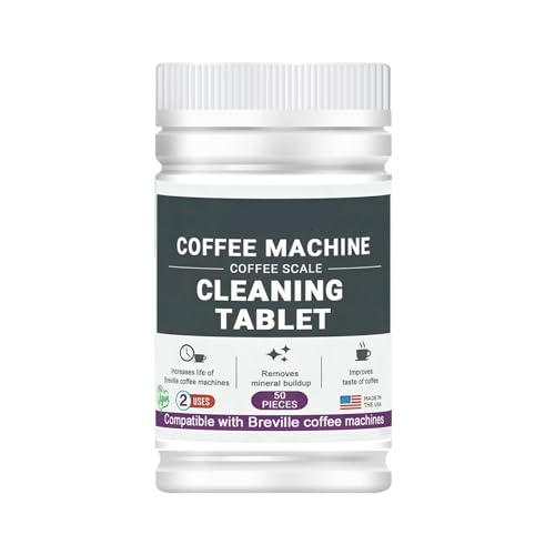 Tabletas de limpieza for máquina de café expreso, compatibles con Breville Barista Express, Pro, Touch, Oracle, BES870XL, limpiador de café(10 tablets)