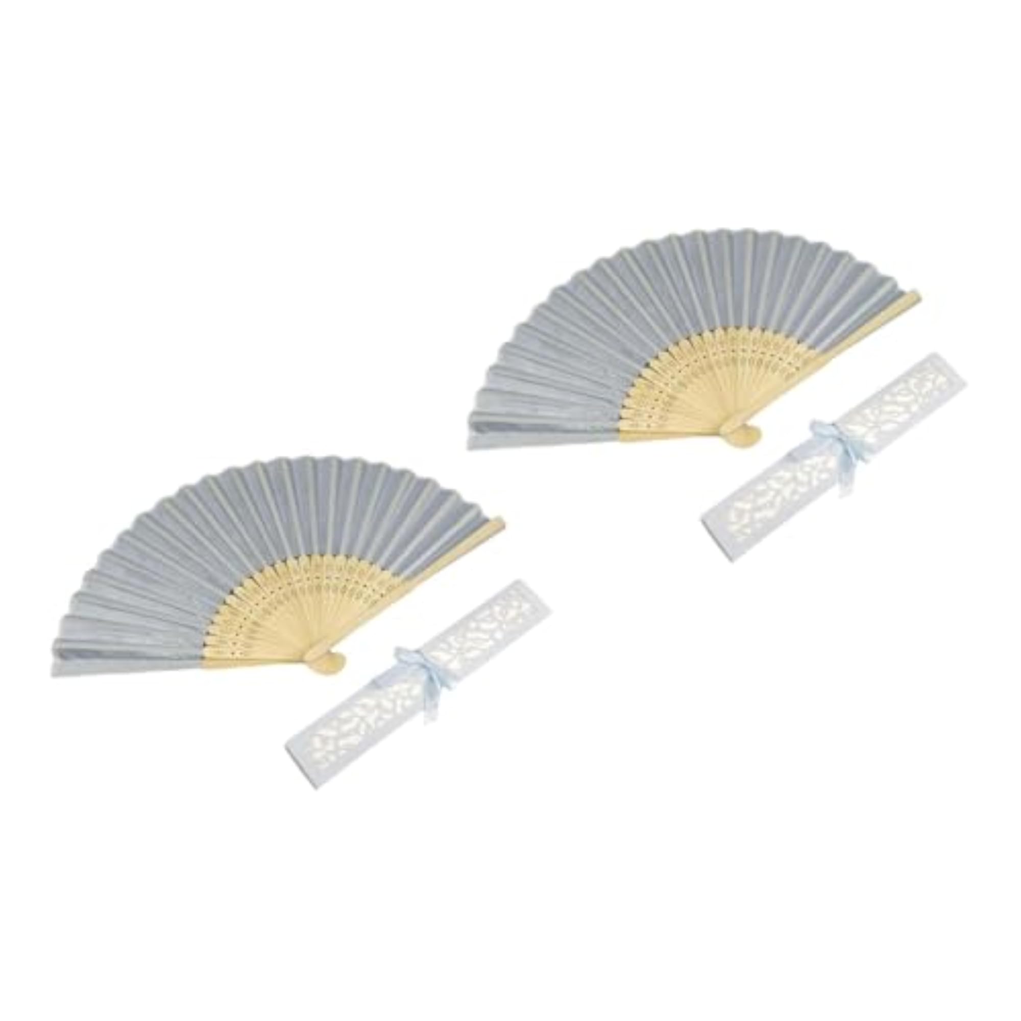 Chinese Folding Fan Decorative Lightweight Solid Color Cloth Fan