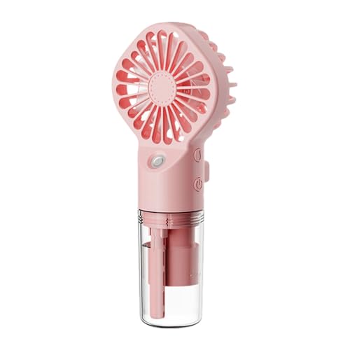Allayu Mini ventilador de mano con humidificador que hidrata la piel seca en todas partes, recargable por USB, portátil, silencioso, ABS, rosa Allayu Mini ventilador de mano con humidificador que hidrata la piel seca en todas partes, recargable por USB, portátil, silencioso, ABS, rosa