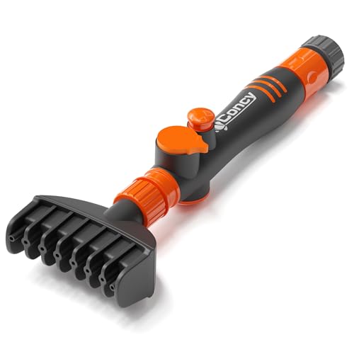 Concy Pool & Spa Cartridge Filter Cleaner – 7-Jet Comb Cleaning Wand for Deep Pleat Cleaning, Hose-Powered, Pleat-Safe Design, Fits Standard Garden Hoses