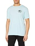 Del Sol Color Changing Men's Premium Crew Tee - Big Fish, Ice Blue, Size XL