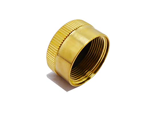 Image of YOUHO 5pcs Brass Refill Cap 1 LB Propane Bottle Cap Gas Tank Cylinder Sealed Cap Protect Cap