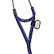 Gima - Classic Cardiology Stethoskop mit Edelstahlkopf, kegelförmige Glocke für tiefe Frequenzen, hochempfindliche Membran zur Verstärkung von Klängen, Lira Blu, 32550