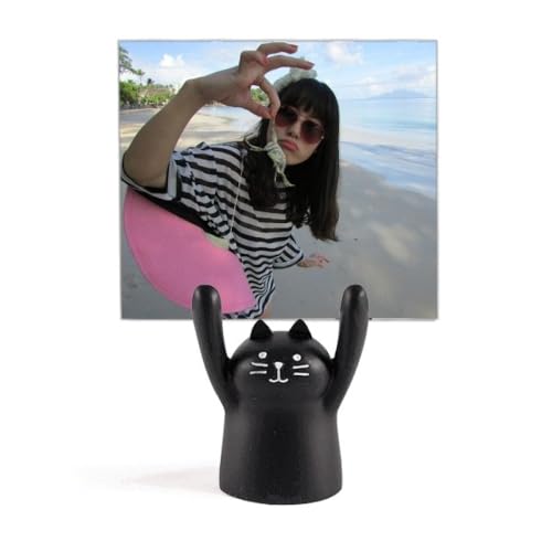 Porte-mémo chat noir Ellie Yao pour ne plus perdre vos notes et mémos de bureau