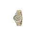 Michael Kors Women's MK5217 Oversized Horn Watch, Ivory Tone Plastic Link Quartz Chronograph Gold Tone Mother Of Pearl
