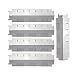 YIHAM KS734 Grill Replacement Parts Heat Tent for Char-Broil, Stainless Steel Gas Grill Heat Plate Shield, Burner Cover for Kenmore, Thermos, Master Forge, 14 5/8 inch x 4 1/4 inch, Set of 5