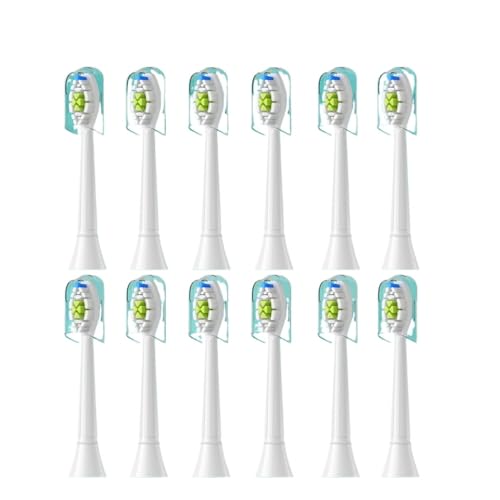 4/8�̌����p���u���V�w�b�h�ɑΉ��BPhilips Sonicare �\�t�g�d���u���V�w�b�h 4100 6500 6100 7500 5 �ƌ݊�������B(12pcs White)