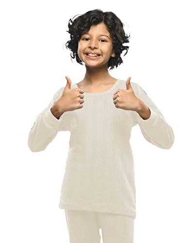 Image of Lux Inferno Kids Thermal Top | Full Sleeves Round Neck Warm Innerwear | Boys & Girls Winter Wear