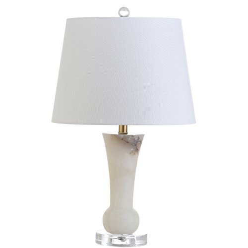 Jonathan Y JYL5021A Eliza 23 Inch Alabaster Led Table Lamp Glam Transitional Bedside Desk Nightstand Lamp thumb #6