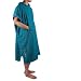 SUN CUBE Surf Poncho Changing Robe with Hood |Terry Cotton Changing Towel (Sea Blue)