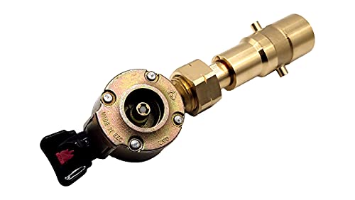 Gomet LPG Gas Bottle Refill Adapter UK Bayonet 21mm Clip On Type