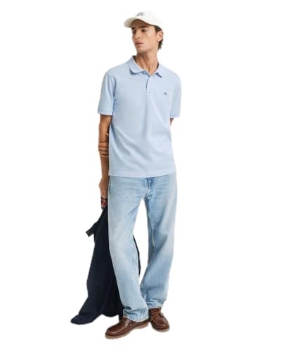 GANT REG Shield SS Pique Polo, Fresh Blue., XXXXL