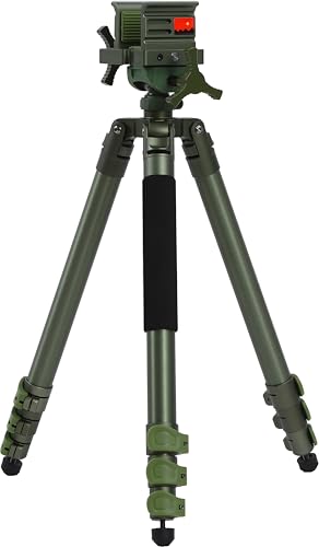 Realtree Excape - Trípode de camuflaje con marco de aluminio duradero, diseño ligero, estable, nivel de burbuja, patas ajustables y funcionamiento manos libres para caza, tiro y al aire libre (OD)