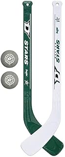 Franklin Sports Dallas Stars NHL Mini Hockey Stick Set - NHL Team Knee