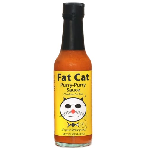 Purry-Purry Peri-Peri Hot Sauce by Fat Cat Gourmet, 6 Bottles