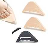 PLABBDPL Plantillas para reducir el tamaño del zapato, almohadillas para los dedos de los zapatos, 6 piezas de relleno de esponja suave ajustable para zapatos, tapones para los dedos gordos