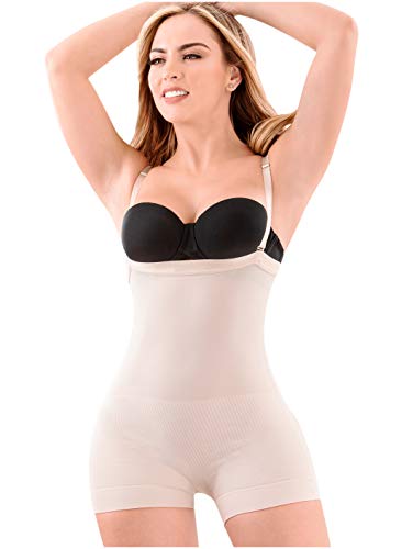 LT.Rose 21897 Butt Lifter Body Shaper Panties with Holes Calzones Levanta Cola Beige