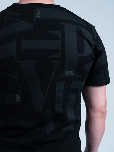 Black T-Shirt Cotton 97% Elastane 3% Man with Exclusive Styles and Quality, Comfort.4
