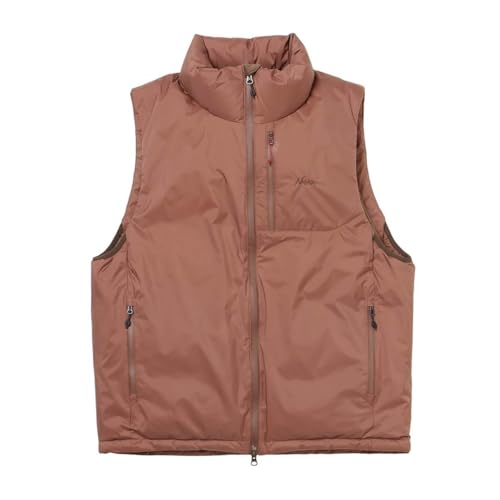 [iK] XL[EFA _ExXg Y2025 AURORA TEX STAND COLLAR DOWN VEST/I[ebNXX^hJ[_ExXg / ND2441-1N010-A M.BROWN L