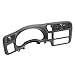 KUAFU Dash Trim Bezel Cover Compatible with 1998-2004 Checy Chevrolet S10/ Blazer GMC Jimmy Paint ABS Plastic Grey