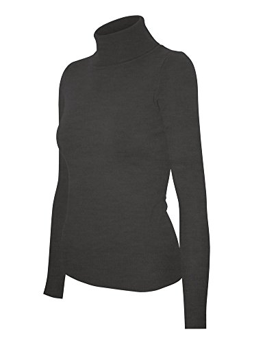 Image of Cielo Womens Solid Basic Stretch Turtleneck Pullover Knit Sweater