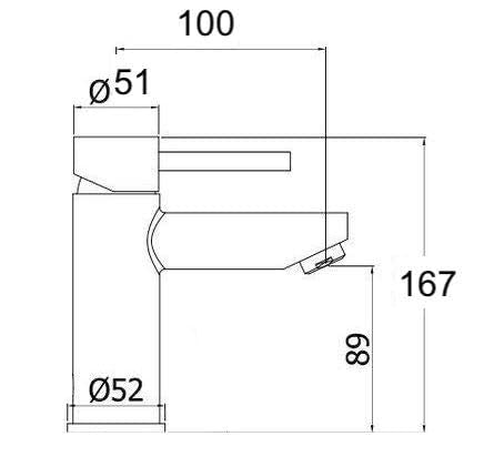 BagnoClic Modern Basin Mixer Tap - Image 4
