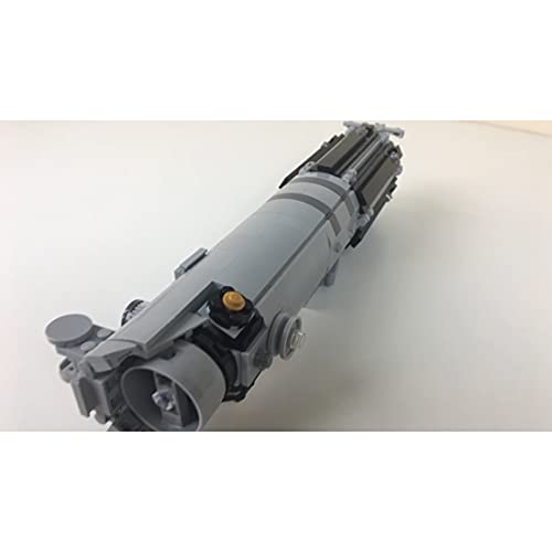 HYZH Technik Raumschiff Bausteine, 350 Klemmbausteine MOC-34243 Space Monk Laserschwert Lebensgroßes Replikat-Modell… – Bild 5